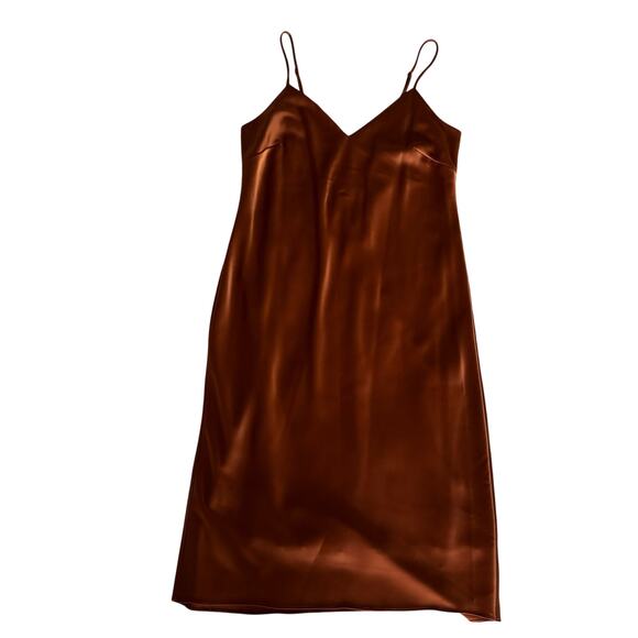 Good American Dresses & Skirts - Good American Mauve Satin Dress L 3